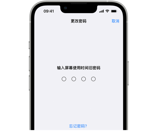 营口iPhone屏幕维修分享iPhone屏幕使用时间密码忘记了怎么办 