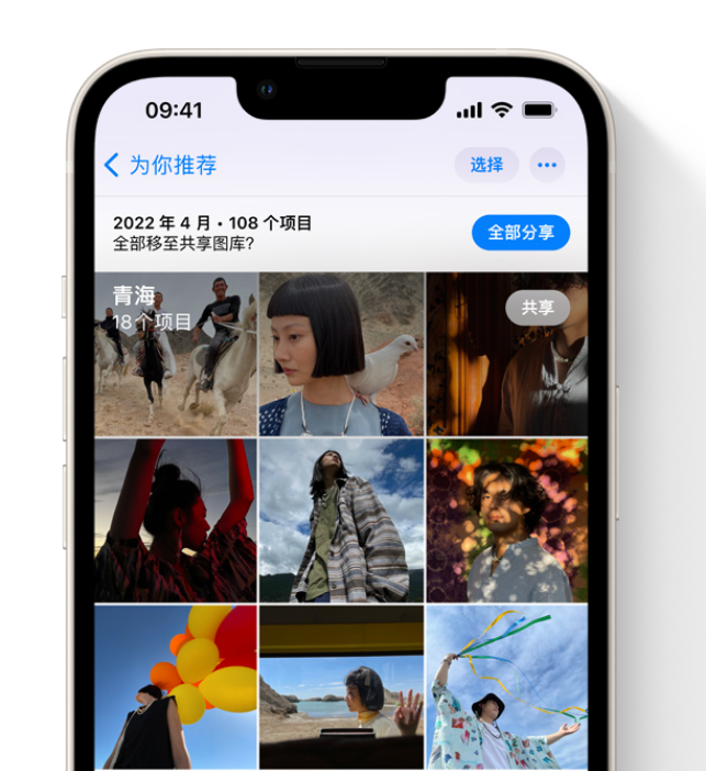 营口苹果维修网点分享在 iPhone 上使用共享图库 